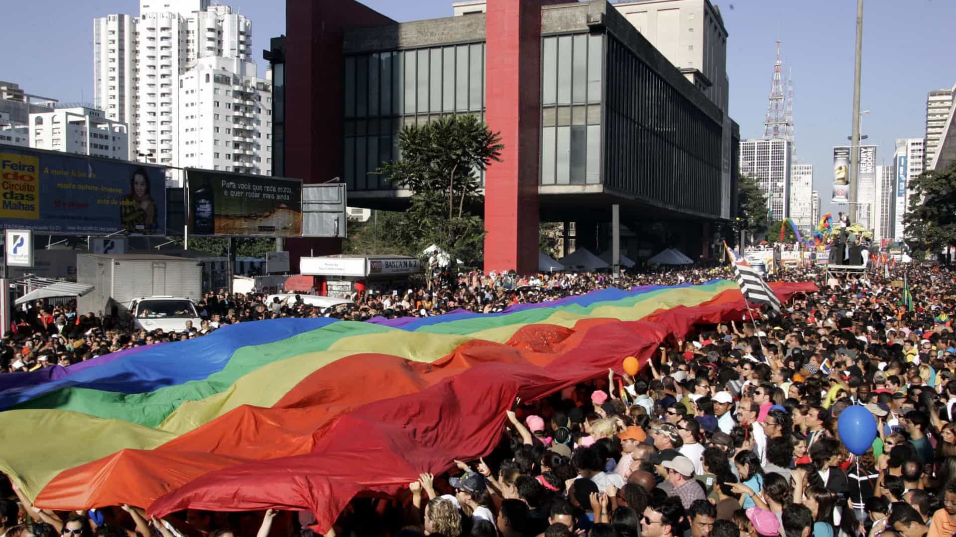 Parada do Orgulho LGBT  em São Paulo